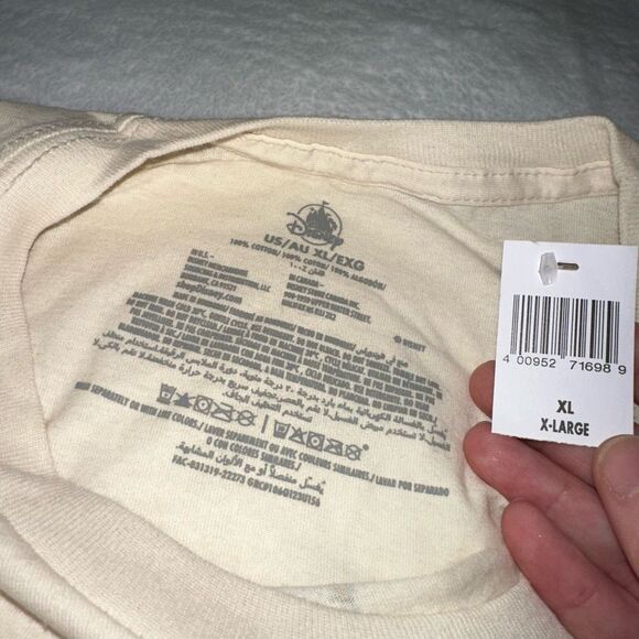Disney Parks Unisex Beige 10/10 Recommend Castle Tee XL NWT - Picture 6 of 9